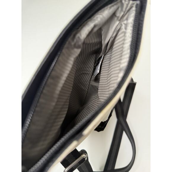 Sherpani Pica Crossbody Medium Ivory Nylon Foldover RFID Utility Travel Bag - Picture 6 of 9